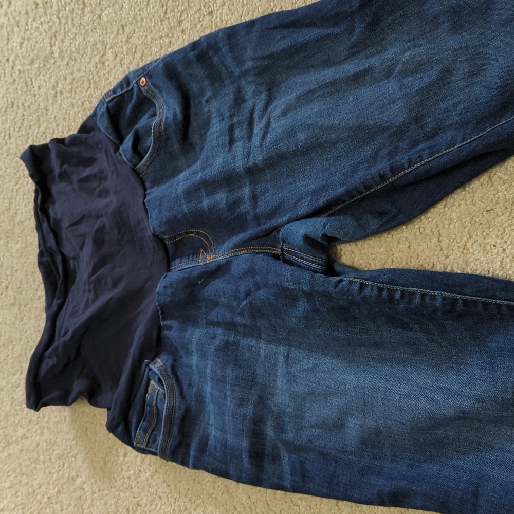 Boot cut maternity jeans size medium